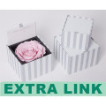 Alibaba Haute Qualité Personnalisé Logo Carton 1 Pièce Rose Fleur Tuck-In Conteneurs